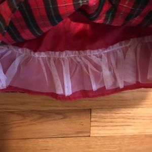 George Dresses - 3-6 month Christmas plaid dress and velvet sweater George Dresses - 3-6 month Christmas plaid dress and velvet sweater
